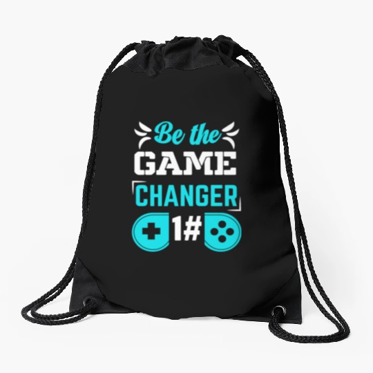 BE THE GAME CHANGER Drawstring Bags