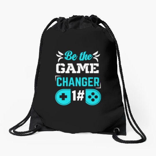 BE THE GAME CHANGER Drawstring Bags