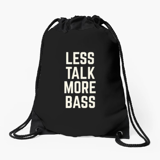 Funny Bass Guitar Drawstring Bags