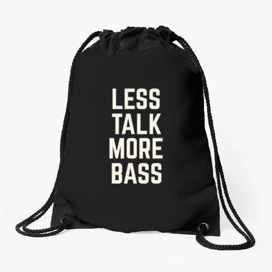 Funny Bass Guitar Drawstring Bags