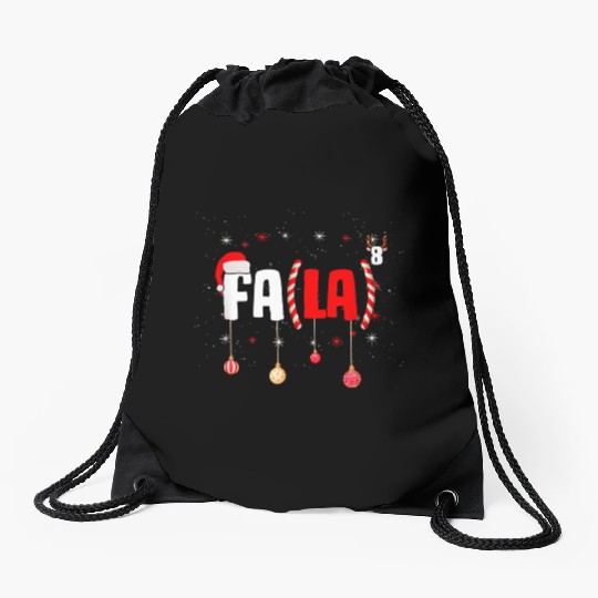Math Teacher Fa La8 Equations Fa La La La Drawstring Bags