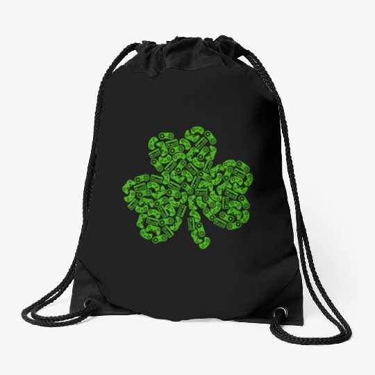 Gamer Game Shamrock St Patric Day Irish Drawstring Bags
