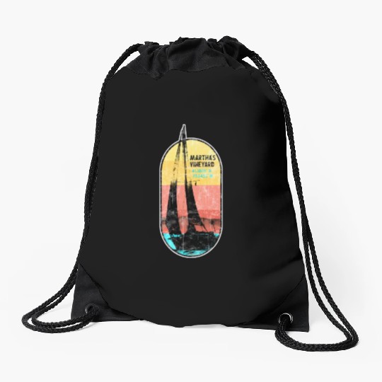 Martha'S Vineyard Sailing Drawstring Bags