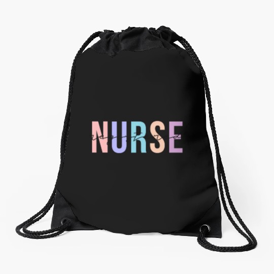 Registered Nurse Rn Emergency Room Nurse Drawstring Bags