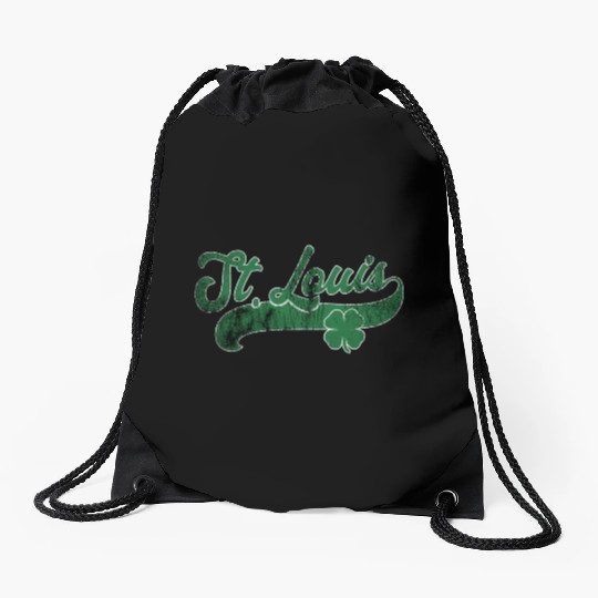 St Louis Shamrock St Patrick'S Day Saint Paddy'S Drawstring Bags