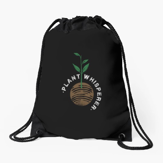 Plants Plant Whisperer Drawstring Bags