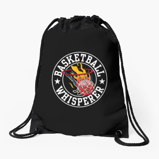 Basketball Whisperer Team Player Match Coach Drawstring Bags