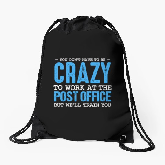 Mail Carrier Postal Post Office Worker Postman Drawstring Bags
