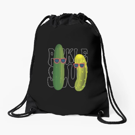 Pickle Slut Pickle Slut Who Loves Pickles Drawstring Bags