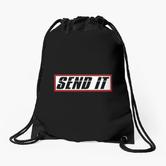 Send It Dirt Bike Bmx Offroad Drawstring Bags