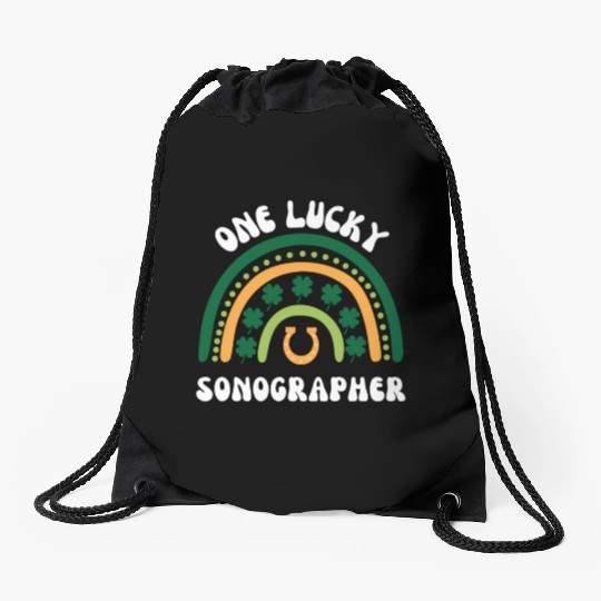 Sonographer Ultrasound Techian St Patrick'S Day Drawstring Bags
