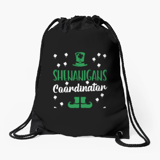 Shenanigans Coordinator St Patrick'S Day Drawstring Bags