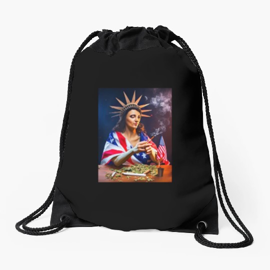 Mary Jane Liberty Drawstring Bags