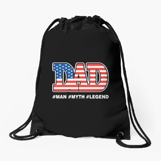 American Dad Unisex Drawstring Bags Father Day