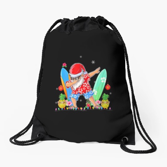 CHRISTMAS IN JULY Summer Xmas Decoration Drawstring Bags