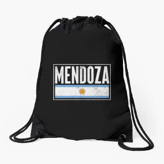 Proud To Be From Doza Argentina Drawstring Bags