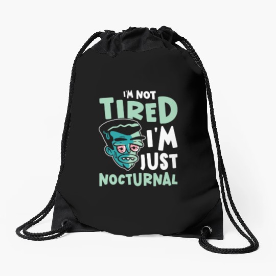 Night Shift Worker Graveyard Duty Drawstring Bags