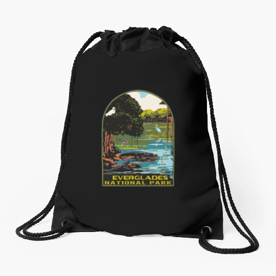 everglades national park Drawstring Bags