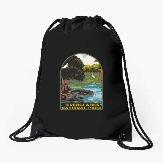 everglades national park Drawstring Bags