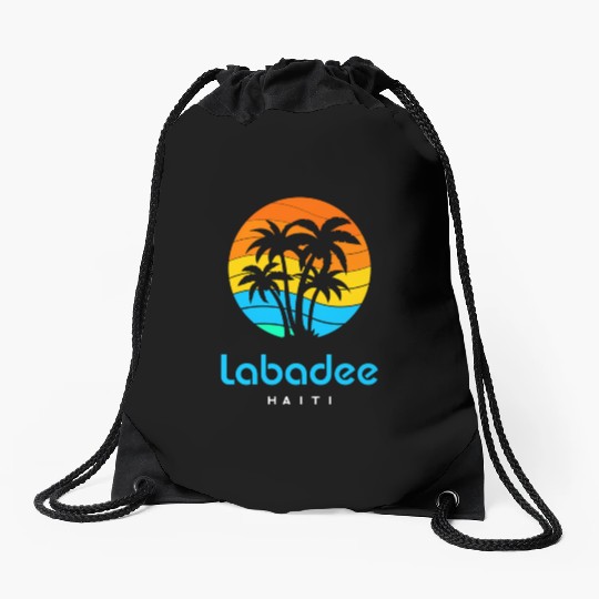 Haiti Labadee Drawstring Bags
