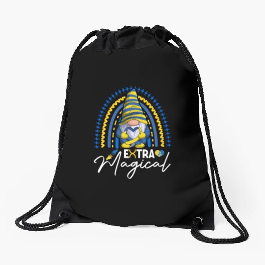 Down Syndrome Awareness Day March 21 Extra Magical Drawstring Bags
