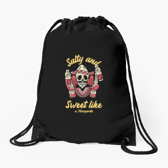 Sweet And Salty Like A Margarita Drawstring Bags
