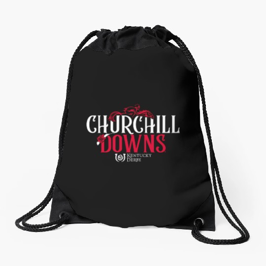 Officially Licensed Kentucky Derby Churchill Drawstring Bags