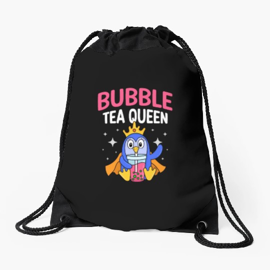 Bubble Tea Queen Boba Tea Drinker Korean Drink Drawstring Bags
