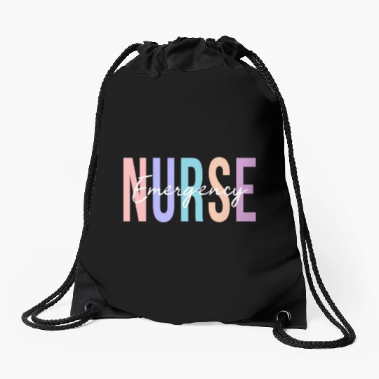 Er Nurse Emergency Room Nurse Registered Nurse Drawstring Bags