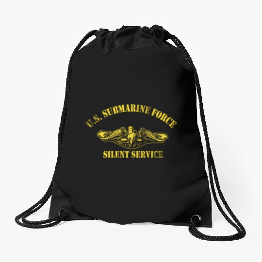 Us Submarine Force Silent Service Veteran Submarin Drawstring Bags