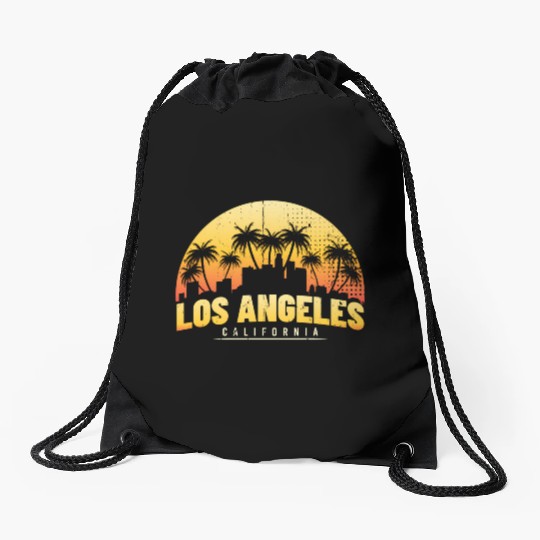 Los Angeles - California - Aestehtic - Drawstring Bags