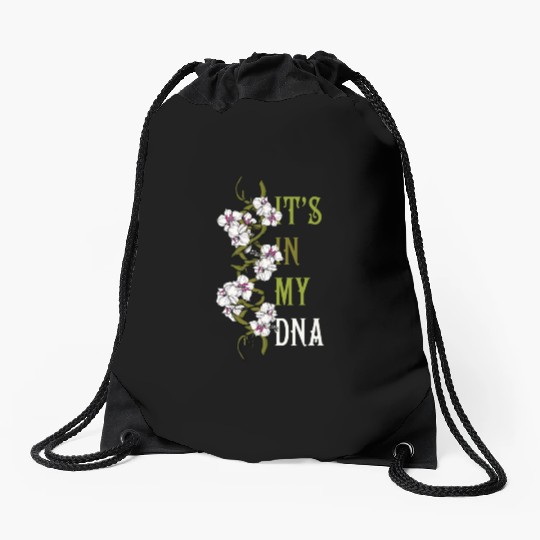 Orchid Flower Plant Lover Women Florist Orchid Drawstring Bags