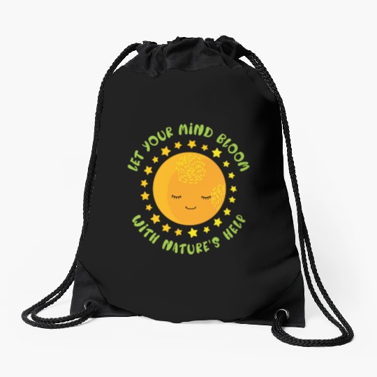 Mental Health Nature Environment Health Awareness Drawstring Bags