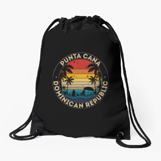 Punta Cana Dominican Republic Reminder Drawstring Bags