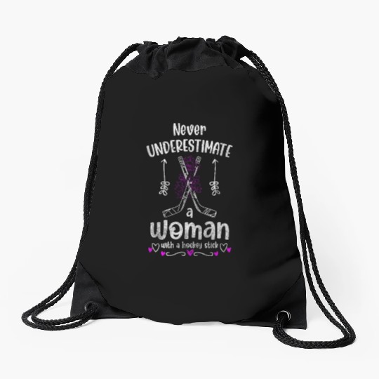 Ice Hockey Player Training Drawstring Bags