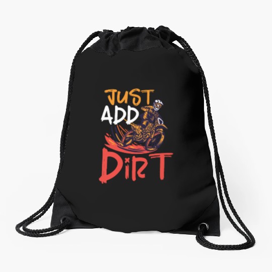 Dirt Bike Dirt Bike Riding Motocross Dirt Biking Drawstring Bags
