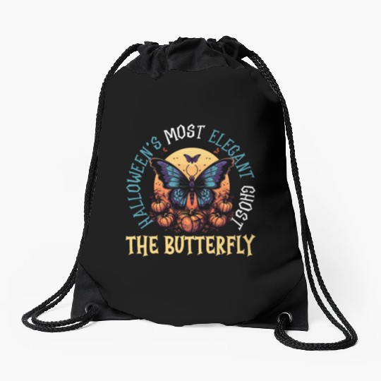 Butterfly Halloween Trick Or Treat Insect Lover Drawstring Bags