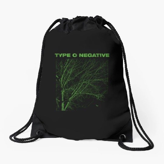 Type O Negative Tree Black Drawstring Bags