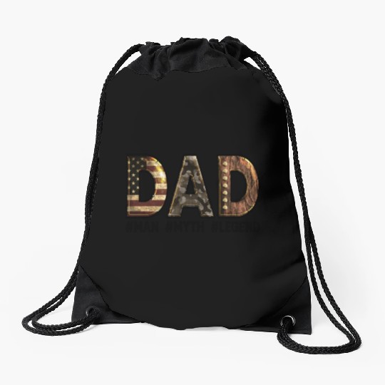 american dad Drawstring Bags