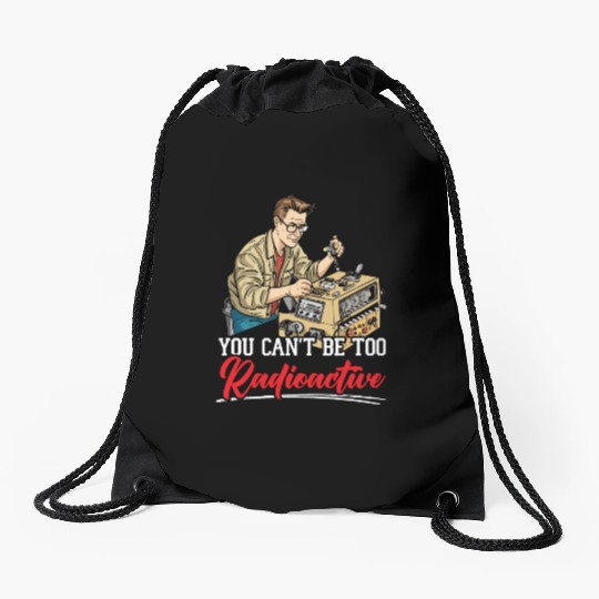 Ham Radio Operator Morse Code Radioactivity Drawstring Bags