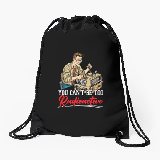 Ham Radio Operator Morse Code Radioactivity Drawstring Bags
