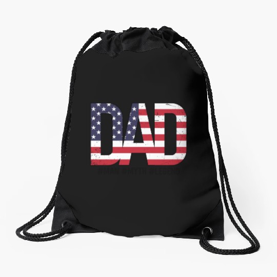 American dad Drawstring Bags