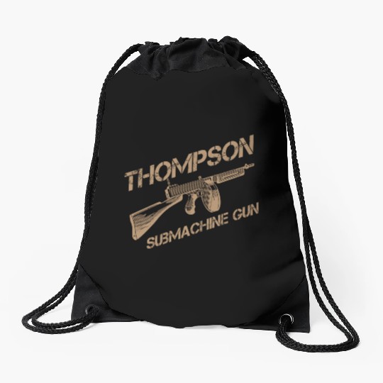 Thompson Submachine Gun | World War 2 Weapon Drawstring Bags