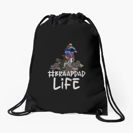 Dirt Bike Dirt Bike Riding Motocross Dirt Biking Drawstring Bags