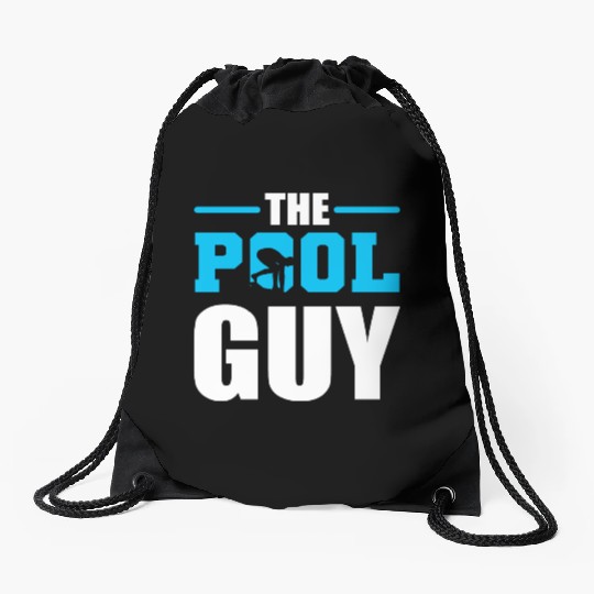 The Pool Guy Sports Coach Gift Drawstring Bags