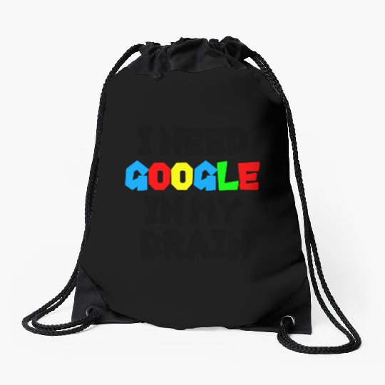 I need GOOGLE girl Drawstring Bags