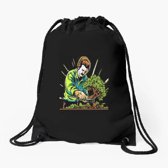 Bonsai Japanese Tree Gardening Gardener Pruning Drawstring Bags