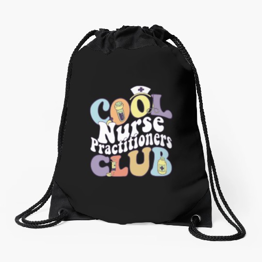 Cool Nurse Practitioners Club RN Registered Nurse Drawstring Bags