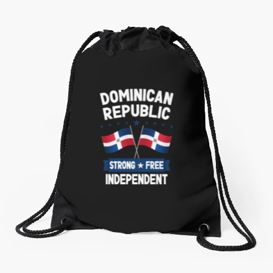 Dominican Republic Drawstring Bags