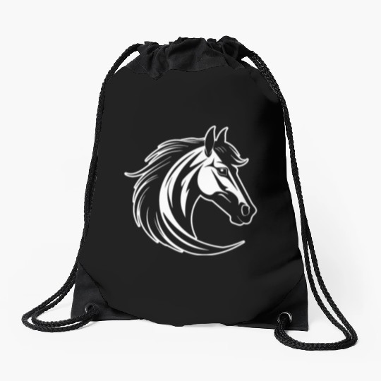 Horse Equine Pony Drawstring Bags
